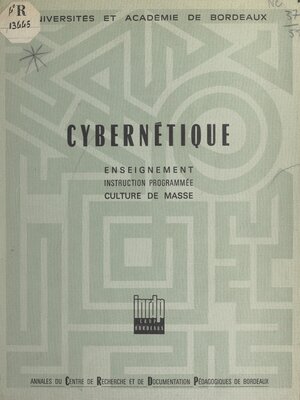 cover image of Cybernétique